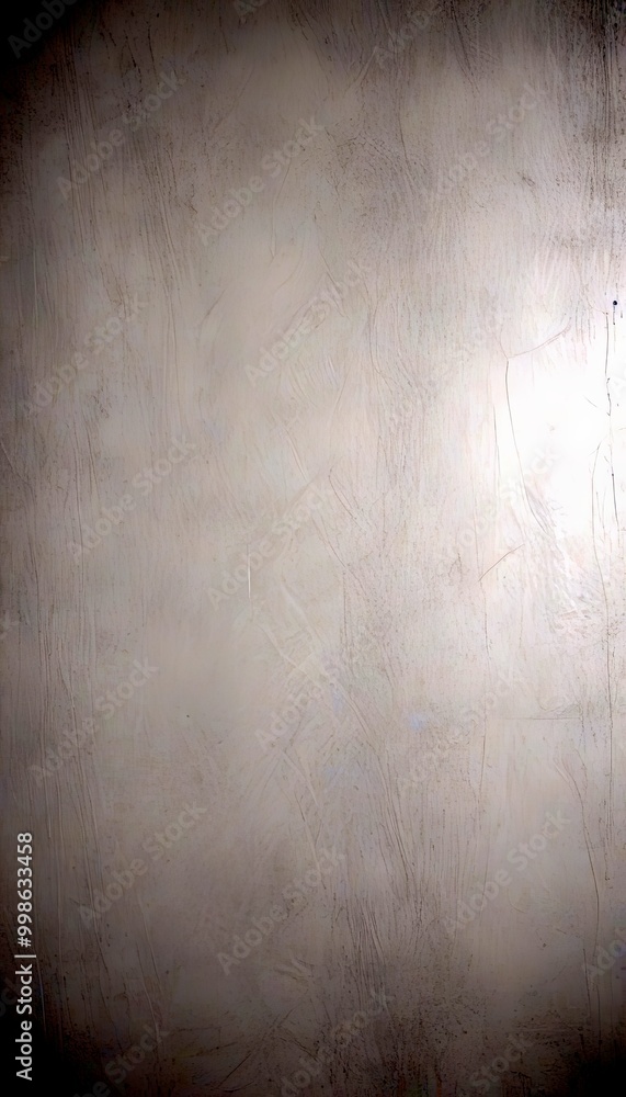 Poster A plain, gray wall with a subtle texture, featuring a small, faint line running vertically down the center