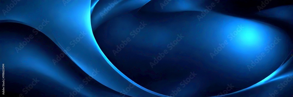 Aufkleber a dark blue abstract background with a gradient effect, creating a sense of depth and movement