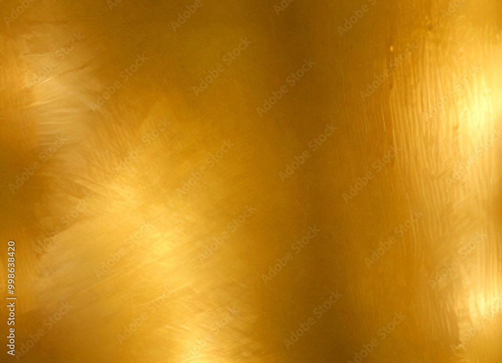 Poster a close-up view textured surface with a golden hue, resembling the appearance metallic or metallic-l