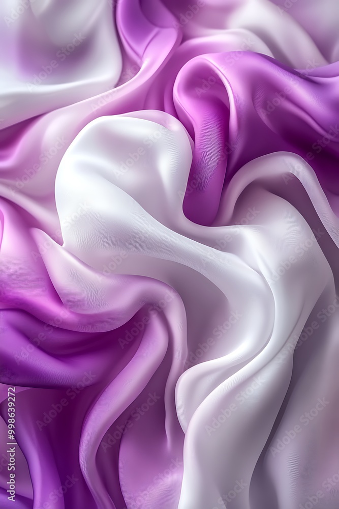 Poster a visually striking backdrop characterized by the smooth blending of purple and white tones, creatin