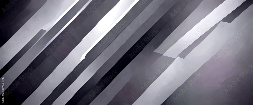 Poster a diagonal pattern of intersecting lines in varying shades of gray, creating a sense of depth and movement