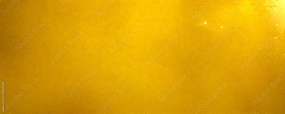 Poster a close-up view textured yellow surface with small white specks scattered throughout, creating a sense of depth and dimension