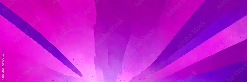 Aufkleber a vibrant abstract background with purple and pink hues, radiating lines and splashes of color, crea