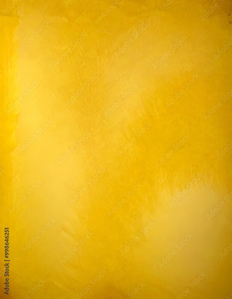 Poster a close-up view textured yellow surface, possibly a fabric or paper, with a subtle pattern of lines and folds