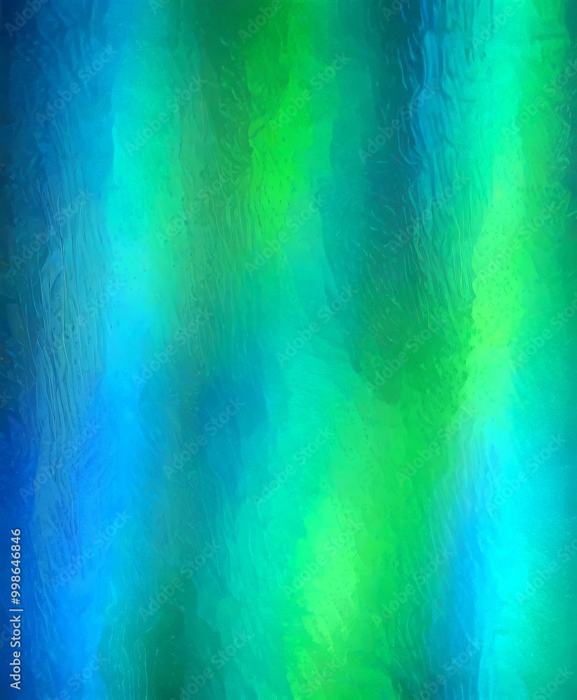 Aufkleber a vibrant abstract background with a gradient of blue and green hues, creating a mesmerizing and dynamic visual effect
