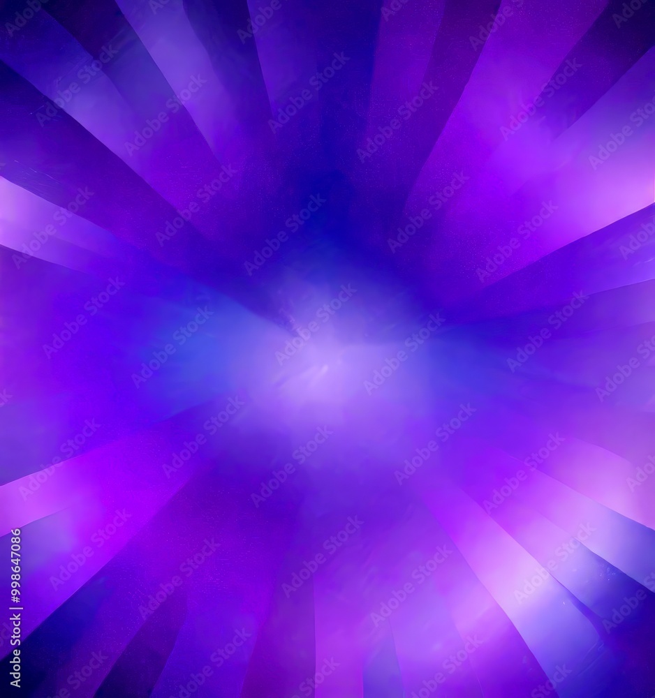 Poster a vibrant purple and blue abstract background with radiating lines, creating a dynamic and visually striking composition