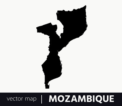 High Detailed Vector Map - Mozambique