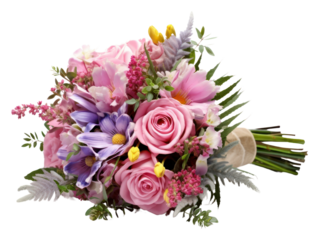 PNG Hand held bouquet flower plant rose.