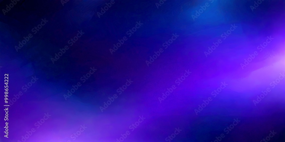Aufkleber a blurred, abstract representation gradient transitioning from deep purple to lighter blue, with a g