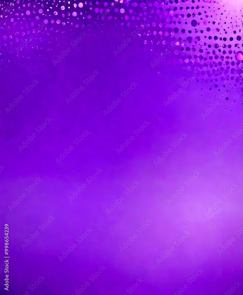 Fototapete a gradient background transitioning from a deep purple at the top to a lighter shade at the bottom, with a pattern of small purple dots scattered across the top
