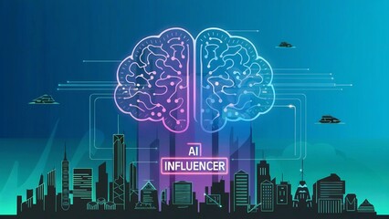 Creating AI influencer thumbnails New business idea The overall atmosphere should be modern and energetic.