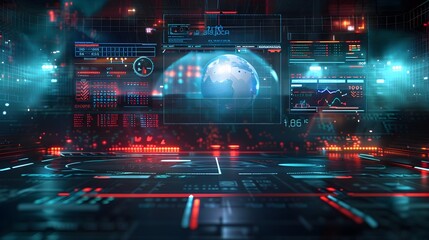 Futuristic Holographic Interface for Advanced Sports Analysis and Strategies