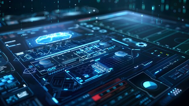 Holographic Sports Analysis Interface Displaying Player Stats and Strategies