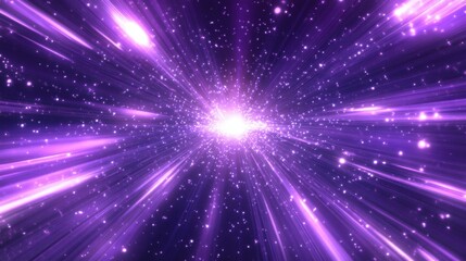 Fototapeta premium Speed Rays Abstract Background with Burst of Light Energy, The Movement of Luminous Rays in Space, Template for Background, Banner, Card 