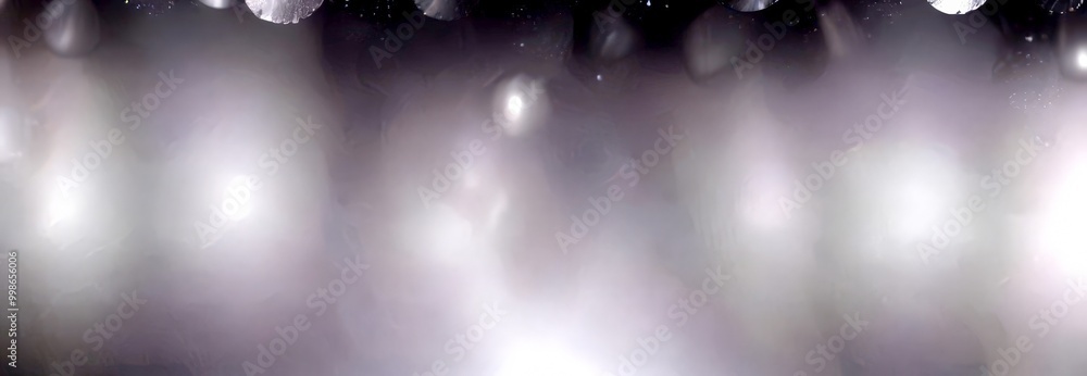 Poster a blurred, abstract background with a gradient of gray and white tones, creating a sense of depth an