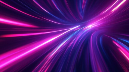 Speed Rays Abstract Background with Burst of Light Energy, The Movement of Luminous Rays in Space, Template for Background, Banner, Card