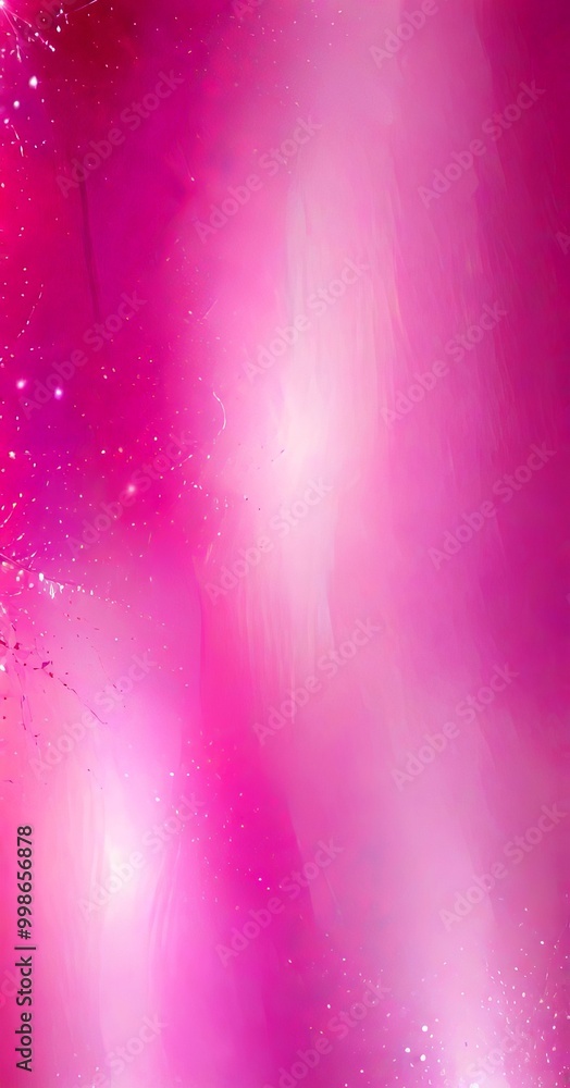 Aufkleber a gradient background transitioning from a deep pink at the top to a lighter shade at the bottom, with a subtle shimmering effect The does not contain any discernible text