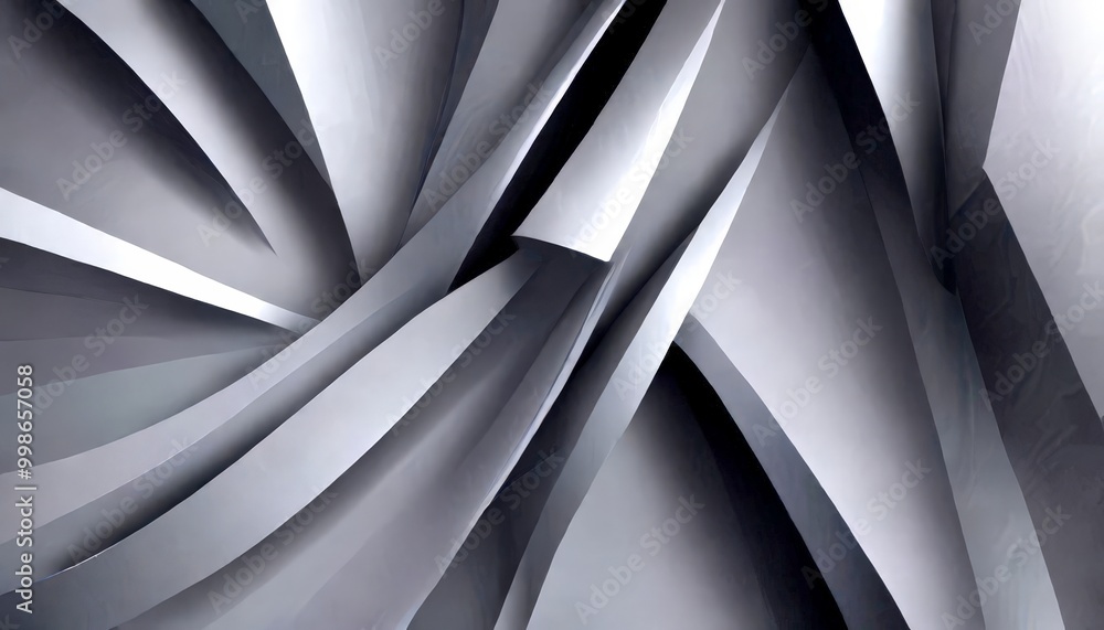 Fototapete a close-up view geometric pattern composed of intersecting lines and curves, creating a sense of depth and complexity