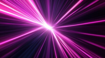 Speed Rays Abstract Background with Burst of Light Energy, The Movement of Luminous Rays in Space, Template for Background, Banner, Card