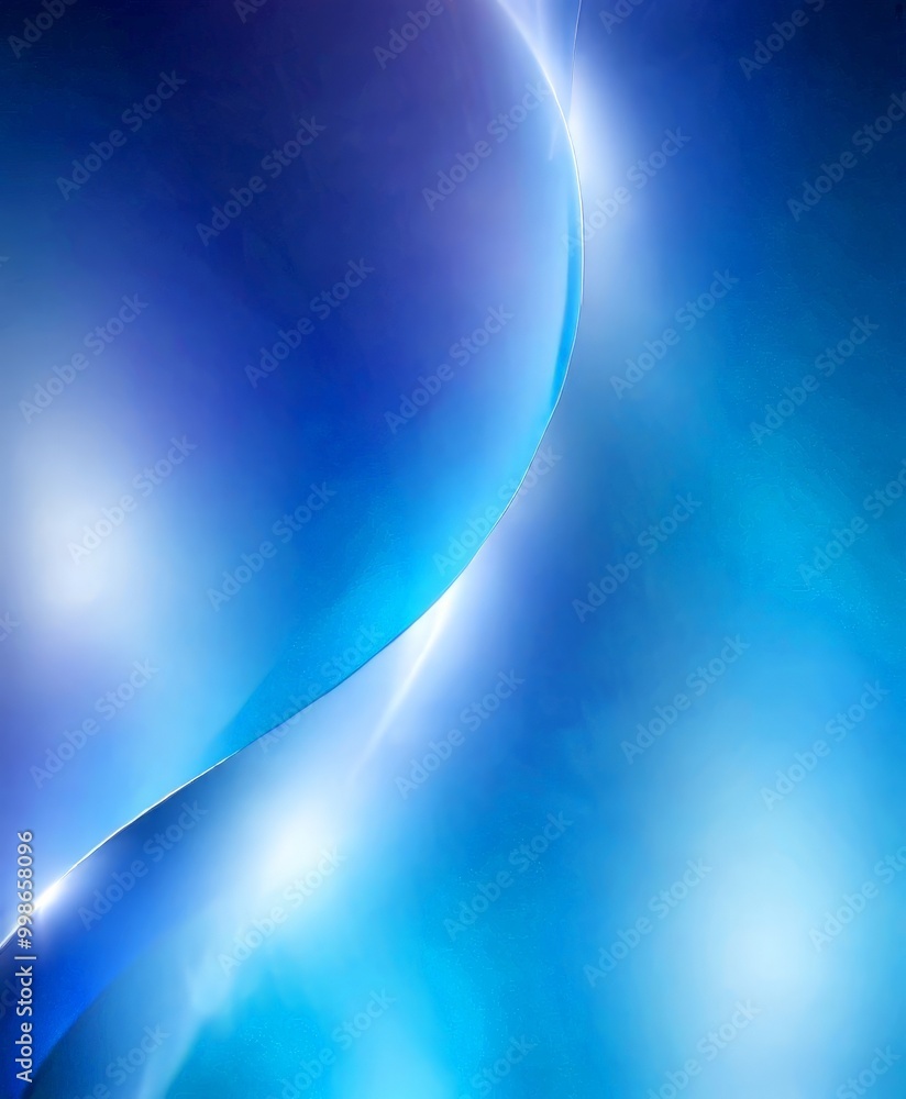 Aufkleber a gradient of blue hues, transitioning from a deep, dark blue at the top to a lighter, more vibrant 