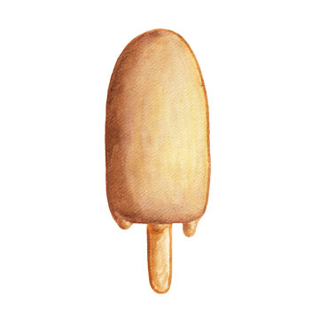 recommend clip art: Ice cream watercolor image png