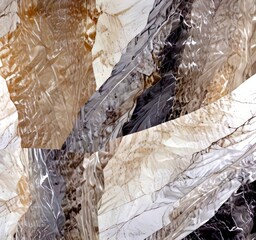 Obraz premium a close-up view marble surface with a textured and abstract pattern of gray, white, and brown marble