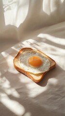 Minimalist background template featuring abstract bunny and egg chicken elements, ideal for seasonal party invitations and sale banners.
