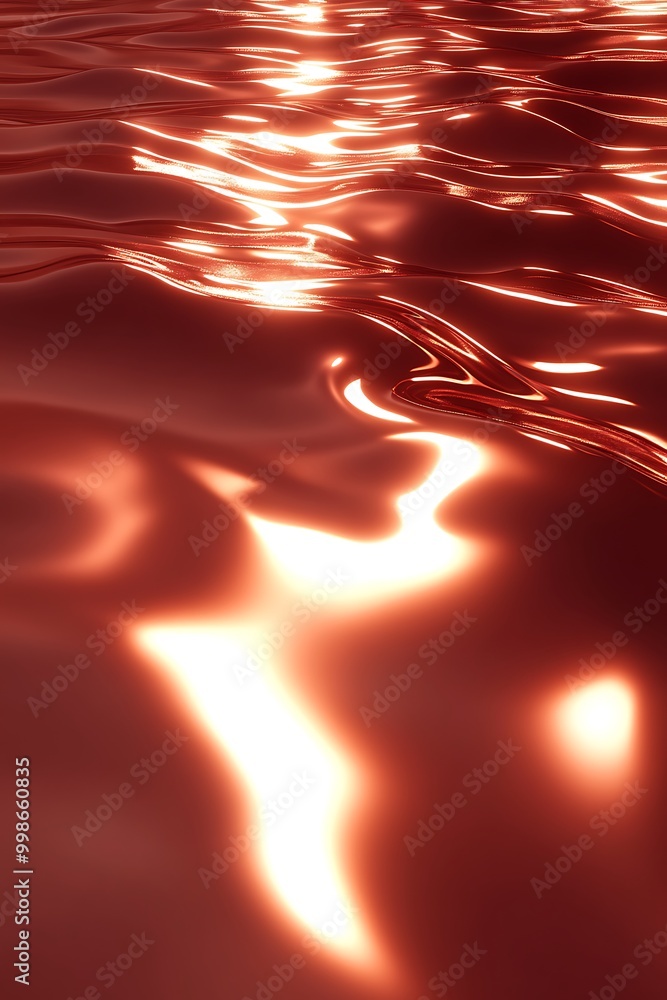 Poster a stunning backdrop of red and teal that smoothly merges, presenting a dynamic yet calming aesthetic