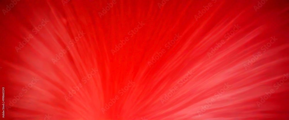 Poster a vibrant red background with radiating lines, creating a dynamic and energetic visual effect