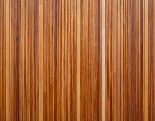 Fototapeta premium Close-up polished wooden decking showcasing rich grain patterns and warm tones in natural light