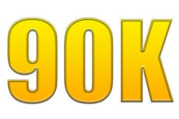 3d golden number 90k