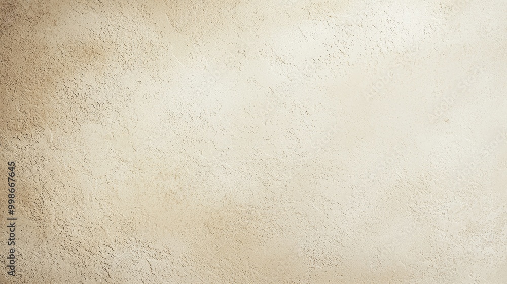 Poster neutral beige concrete wall with rough texture and intricate patterns, perfect for vintage or indust