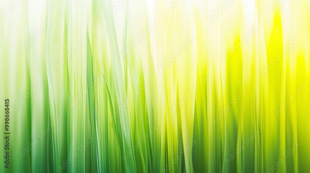 Poster vibrant green grass texture with sunlight, creating a mesmerizing pattern of plants and colors. perf
