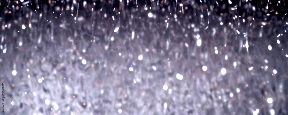 Poster a close-up view textured surface with numerous small, white dots scattered across it, creating a sen