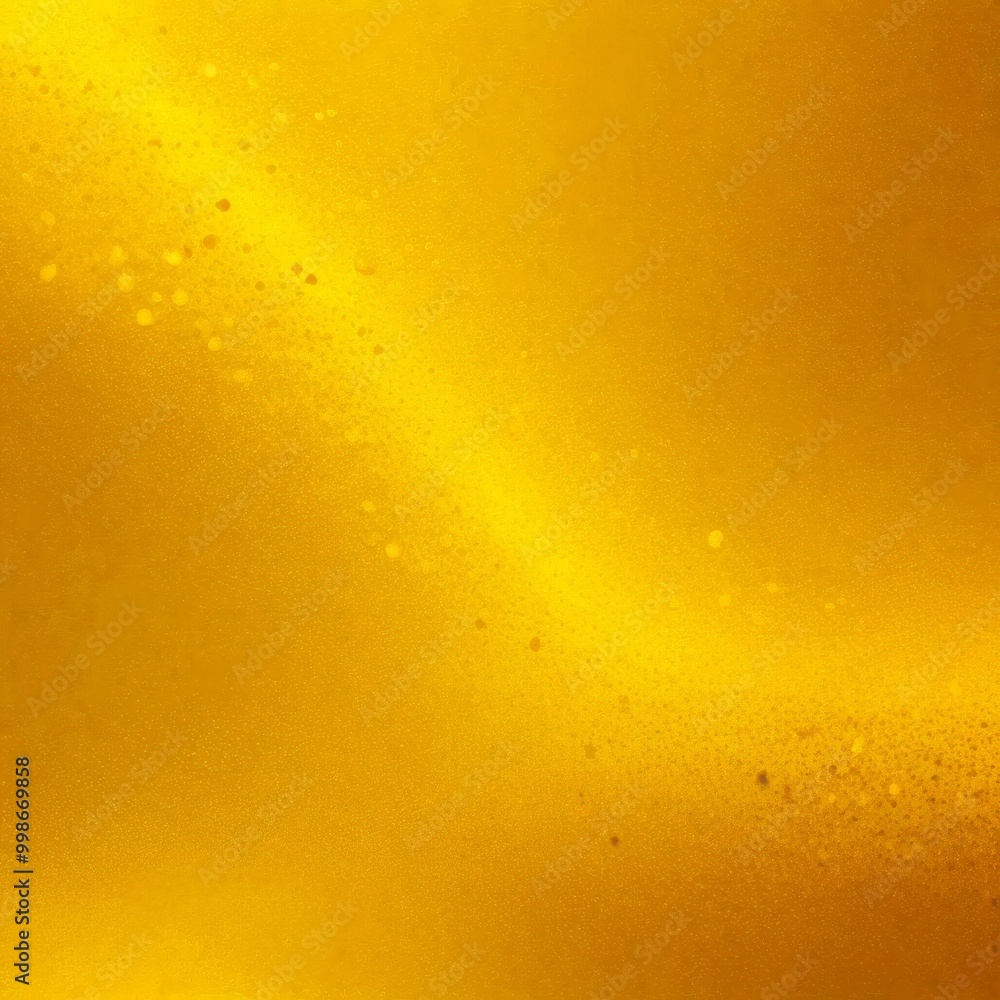 Poster a gradient of yellow and orange hues, with small specks of gold scattered throughout, creating a textured and abstract visual effect