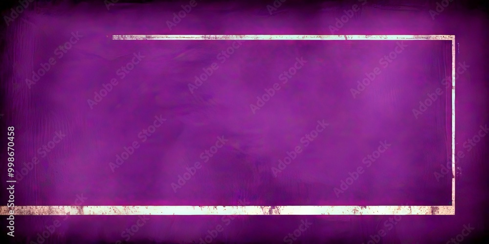 Poster a purple background with a white horizontal line running across it, creating a simple and clean composition