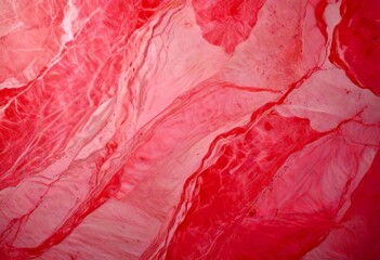 Fototapeta premium a close-up view pink marble surface with a textured and abstract pattern