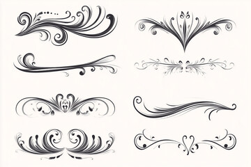 Calligraphic Design Elements