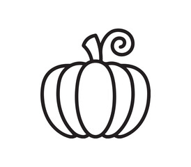 Halloween pumpkin isolated on white background