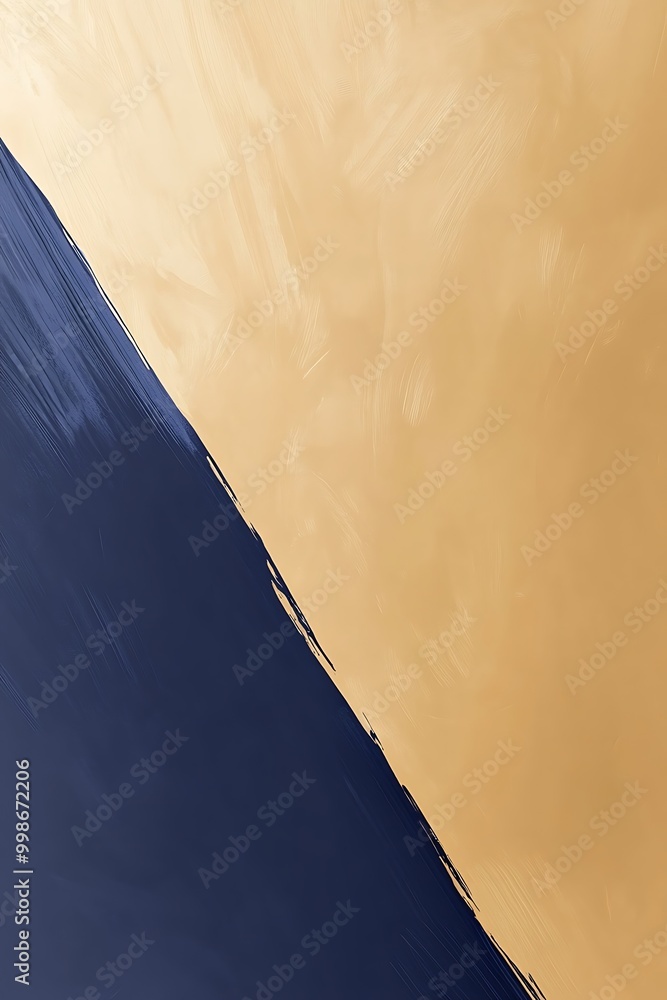 Poster a serene backdrop featuring a harmonious blend of blue and beige tones, creating a smooth transition