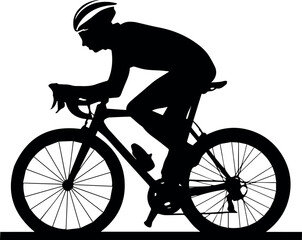 Fototapeta premium bicycle black silhouette vector download