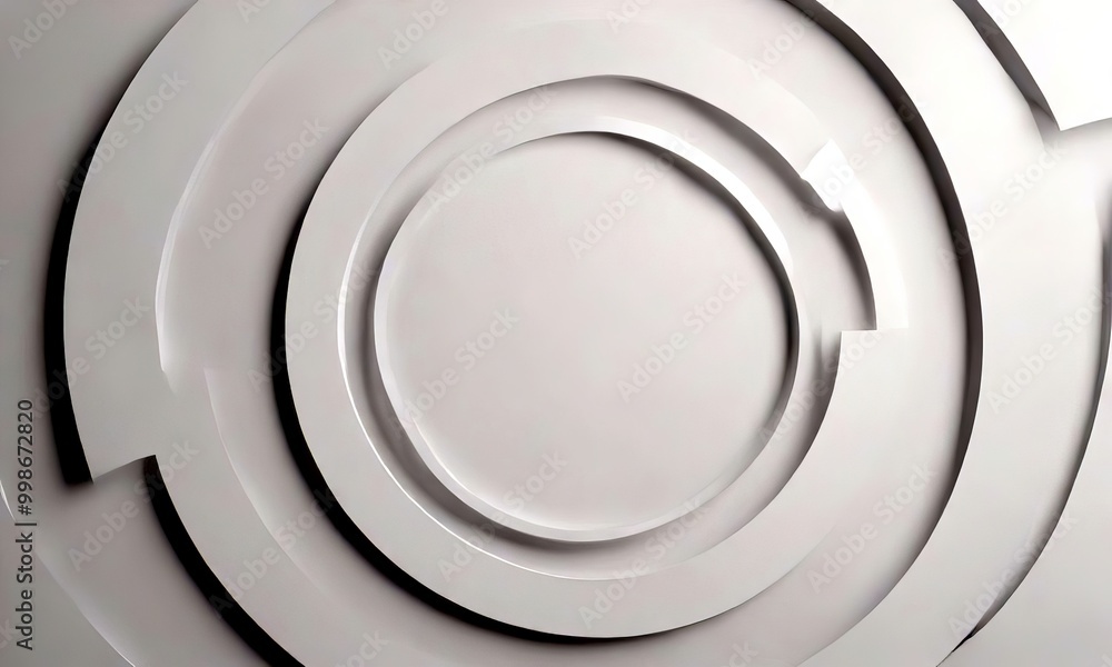 Aufkleber a white circular pattern with a central hole, creating a visually striking and abstract design
