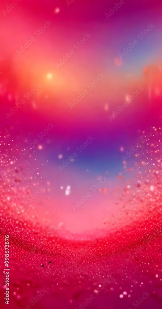 Poster a gradient background transitioning from a soft pink at the top to a deep purple at the bottom, with