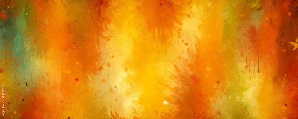 Aufkleber a vibrant abstract background with a gradient of warm colors, including shades of orange, yellow, and red, creating a dynamic and energetic visual effect