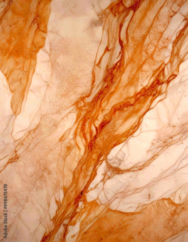 Aufkleber a marble surface with a swirling pattern of light and dark brown hues, creating a sense of movement 
