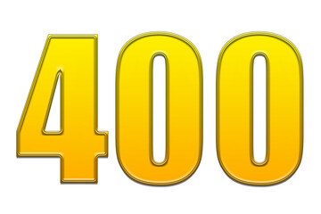 3d golden number 400