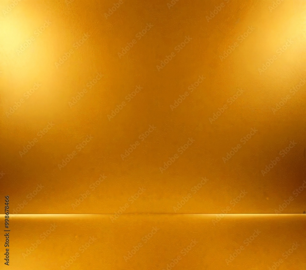 Poster a golden background with a subtle gradient effect, creating a warm and inviting atmosphere