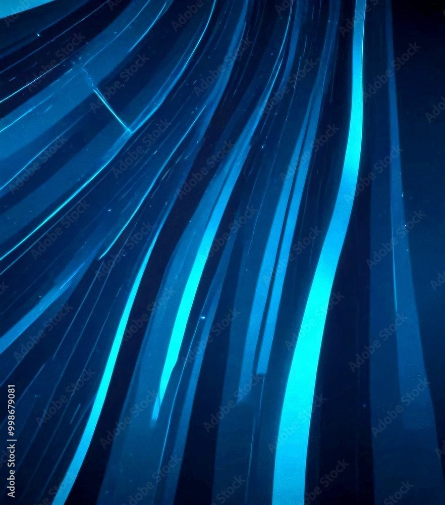 Aufkleber a close-up view dark blue abstract background with a repeating pattern of curved lines and thin lines, creating a sense of movement and depth