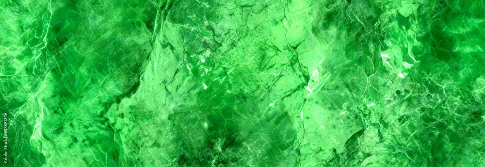 Aufkleber a close-up view green marble surface with a textured and irregular pattern, resembling the appearanc