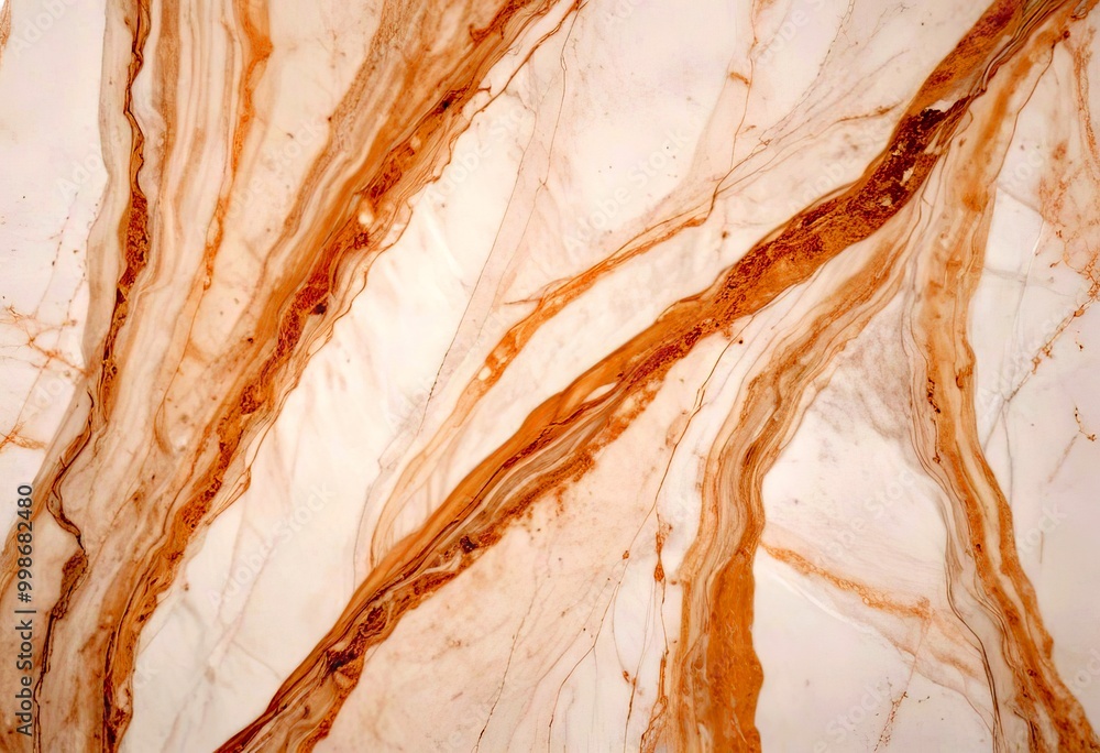 Poster a close-up view marble surface with a textured, marbled pattern of light and dark brown marble
